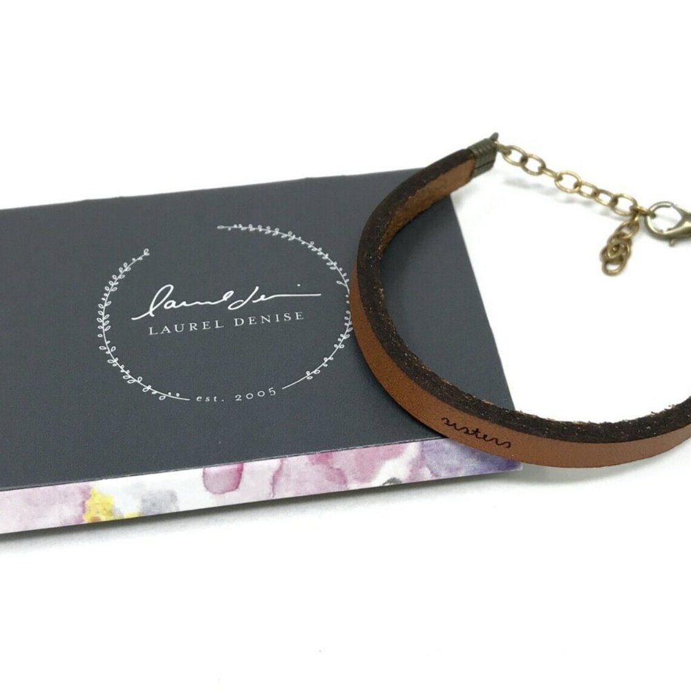 NEW Laurel Denise Leather 'Stronger Than You Think